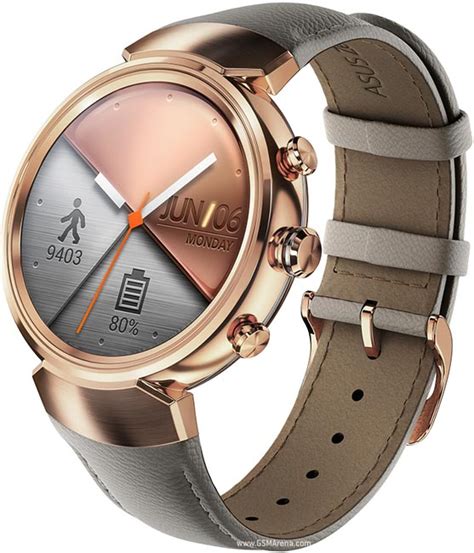 圓形手錶|ASUS ZenWatch 3 圓形智慧錶動手玩，可快充、可記錄伏地挺身。